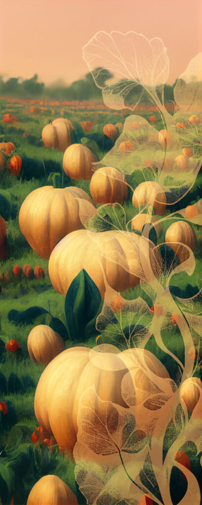 pumpkin patch illustration
